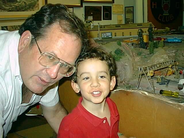 Jim and Harley at the Colorado Rail Road Museum in Golden